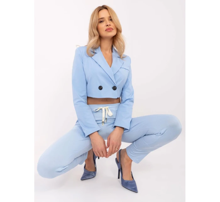 Kalhoty DHJ SP model 20895810 světle modré - FPrice Kalhoty DHJ SP model 20895810 světle modré - FPrice