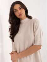 Sweter MI SW model 21807949 beżowy - FPrice Sweter MI SW model 21807949 beżowy - FPrice