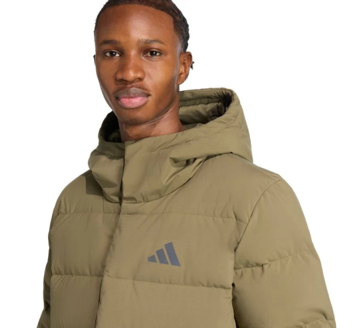Pánská bunda adidas Helionic Climawarm Hoodie Olive JX0580 pánské oblečení Pánská bunda adidas Helionic Climawarm Hoodie Olive JX0580 pánské oblečení