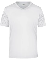 Daiber JN 736 Pánské sportovní tričko s výstřihem do V 02.0736 white