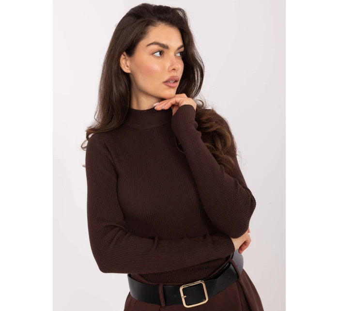 Jumper D93050Z90814A tmavě hnědý Jumper D93050Z90814A tmavě hnědý