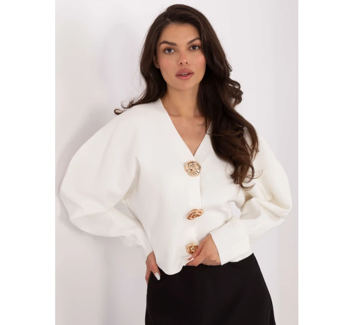 Sweter PM SW model 21771742 ecru - FPrice Sweter PM SW model 21771742 ecru - FPrice