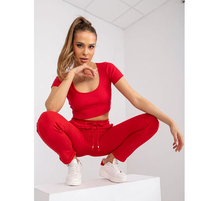 Tepláky RV DR 3589.08X červená