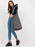 Dámská vesta RV KZ 008.00P tmavě šedá