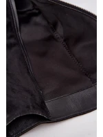 Dámské kozačky s řaseným svrškem a přezkou Ophelis – černé