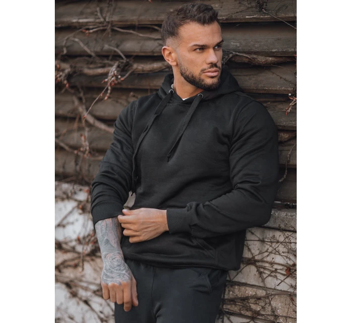 FashionStreet černá pánská tepláková souprava AX0736