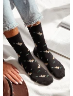 Milena ponožky 0200-182 Lišky a listy 37-41