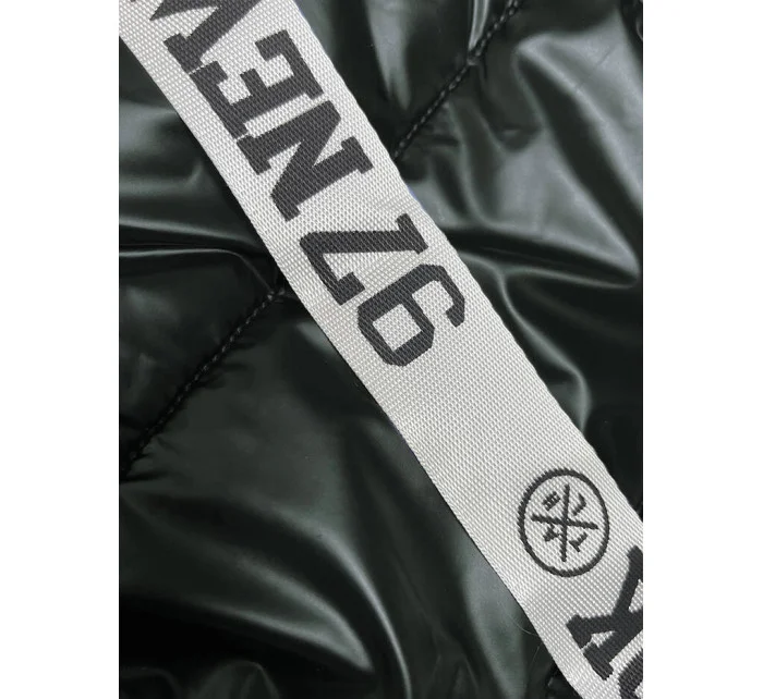 Dámská vesta v army barvě se stahovacími lemy model 18930965 - J.STYLE