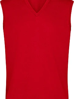JN 657 Pánská svetrová vesta s výstřihem do V model 22487799 red - Daiber