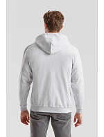 Fruit of the Loom Classic Hooded Sweat Jacket Mikina s kapucí 16.2062 heather grey Fruit of the Loom Classic Hooded Sweat Jacket Mikina s kapucí 16.2062 heather grey