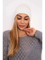 Tenká čepice Oliwia model 18750365 bílá - K-Fashion Tenká čepice Oliwia model 18750365 bílá - K-Fashion