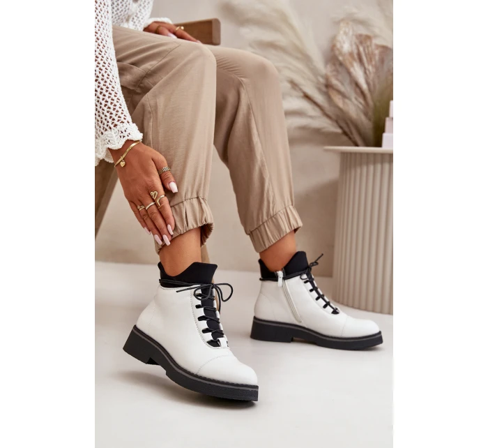 Nízké dámské boty z ekologické kůže béžové Erisabelle Nízké dámské boty z ekologické kůže béžové Erisabelle