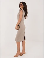 Sukienka MI SK model 22140557 ciemny bezowy - FPrice