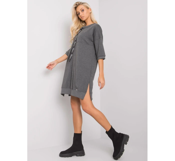 Šaty RV SK 6273.47P tmavě šedá
