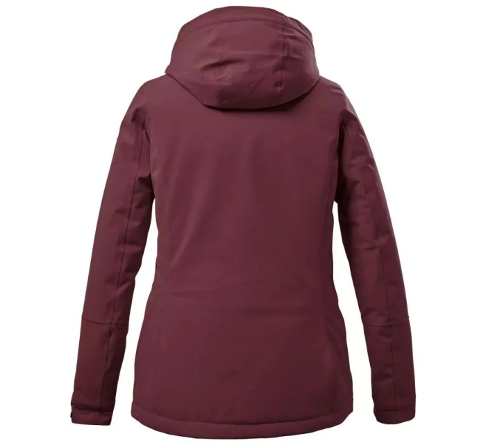 Dámský kabát s kapucí Killtec KOW 170 WMN JCKT bordó (38030/445)