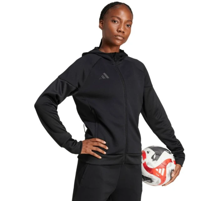 Dámská mikina adidas Tiro 25 Hoodie Full-Zip černá JD9079