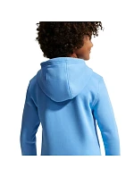 Dětská mikina Nike Sportswear Club Fleece, světle modrá, FD3000 497 Dětská mikina Nike Sportswear Club Fleece, světle modrá, FD3000 497