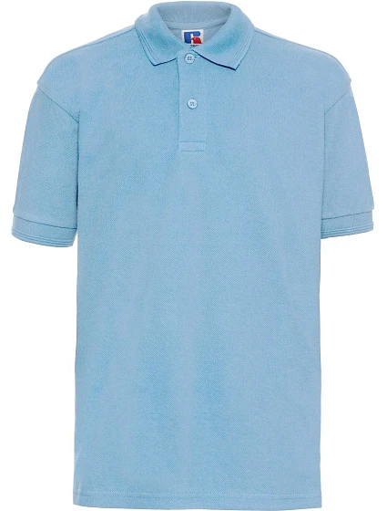 Russell Athletic 599B Dětské piqué polo z těžké bavlny 10.599B sky Russell Athletic 599B Dětské piqué polo z těžké bavlny 10.599B sky