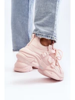 Dámské tenisky na masivní podrážce růžové model 21648323 - Boto Dámské tenisky na masivní podrážce růžové model 21648323 - Boto