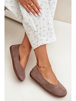 Dámské baleríny Barefoot Taupe Hollin Dámské baleríny Barefoot Taupe Hollin