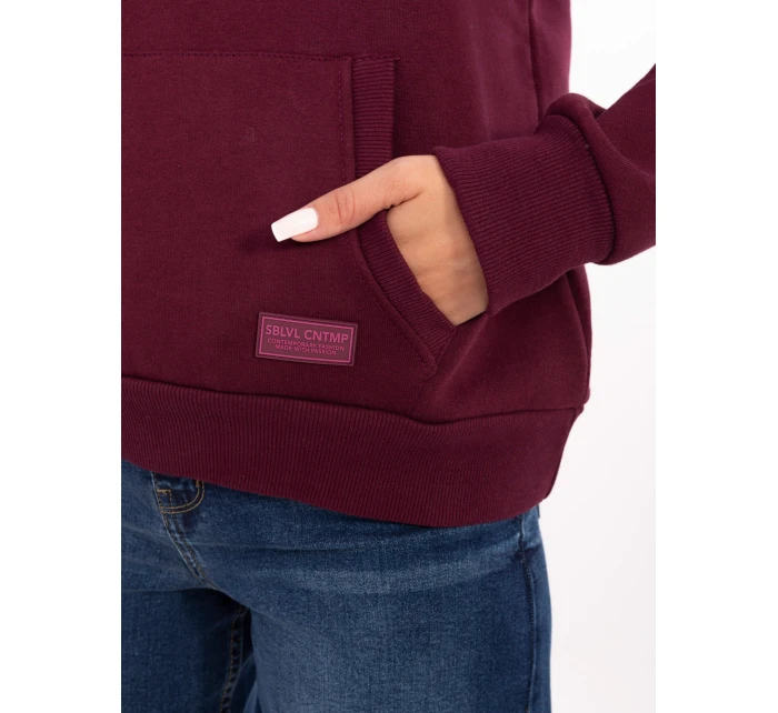 Bluza model 21236031 bordowy - FPrice
