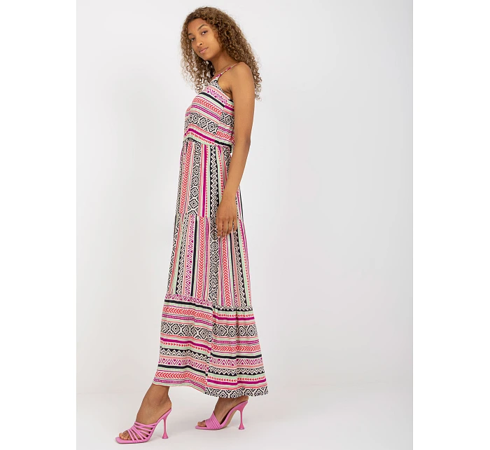 Šaty D73781M30313A vícebarevné