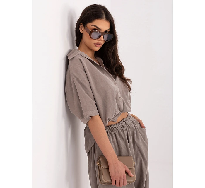 Koszula IT KS model 22047081 ciemny bezowy - FPrice