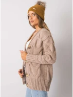 Dámská čepice 69 tmavě žlutá