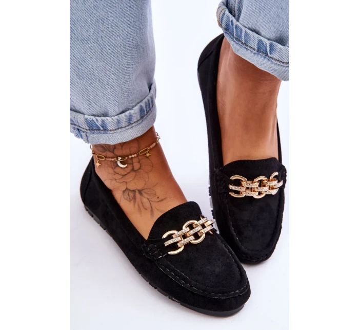 Dámské semišové mokasíny Černá Sorento Dámské semišové mokasíny Černá Sorento