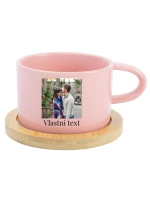 Personalizovaný keramický hrníček Makronka s fotografií 