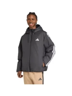 Pánská bunda Essentials 3Stripes Insulated Hooded Jacket black pánské oblečení model 21391449 - ADIDAS