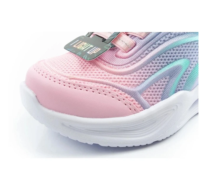 Skechers Color Breeze LED dětská sportovní obuv pro dívky tyrkysová