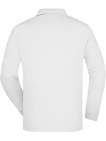 Daiber JN 22 Piqué polo s dlouhým rukávem z těžké bavlny 02.0022 white Daiber JN 22 Piqué polo s dlouhým rukávem z těžké bavlny 02.0022 white