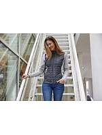 JN Dámská pletená hybridní bunda 02.0 grey melange/anthracite melange model 22489293 - Daiber JN Dámská pletená hybridní bunda 02.0 grey melange/anthracite melange model 22489293 - Daiber
