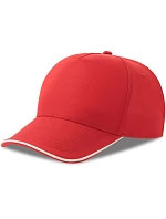 Recy Five 5 panelová sandwich kšiltovka red/white model 22450453 - Atlantis Headwear Recy Five 5 panelová sandwich kšiltovka red/white model 22450453 - Atlantis Headwear