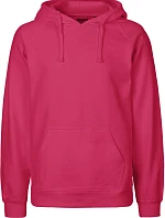 Neutral O 63101 Pánská mikina s kapucí z bio bavlny 77.6311 pink