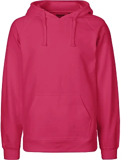 Neutral O 63101 Pánská mikina s kapucí z bio bavlny 77.6311 pink