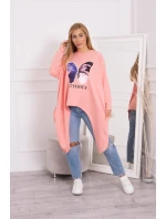 Meruňková halenka s potiskem