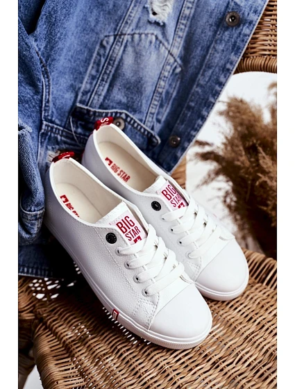 Dámské Kožené Tenisky Big Star model 21535424 - Big Star Shoes Dámské Kožené Tenisky Big Star model 21535424 - Big Star Shoes