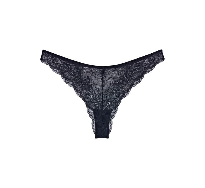 Dámské kalhotky Amourette Charm Highleg Brazilian - BLACK - černé 0004 - TRIUMPH