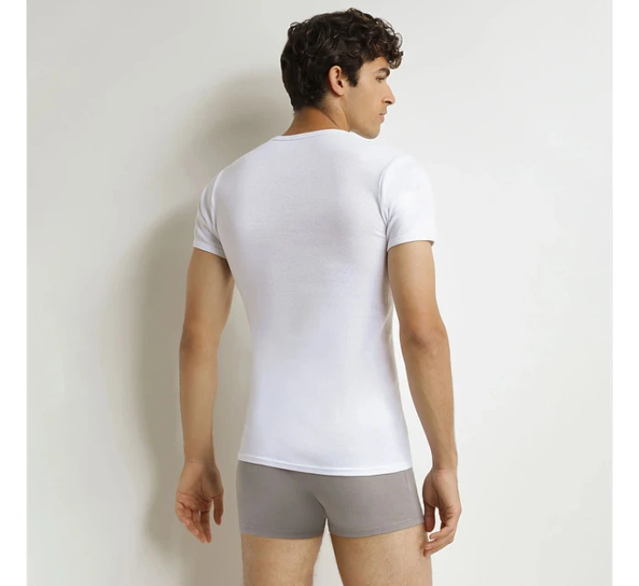 Pánské bavlněné tričko 2 ks TSHIRT model 21819840 NECK 2x  bílá - DIM