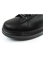 Karl Lagerfeld pánské boty Kapri tenisky přírodní kůže černé