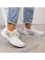 Pohodlná polobotka W model 22033528 bílá - Rieker