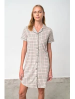 Kostkovaná noční košile –   model 18362917 - Vamp
