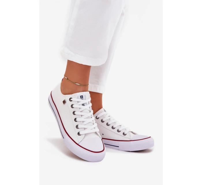 Dámské Nízké Tenisky Big Star DD274A232 Bílé Dámské Nízké Tenisky Big Star DD274A232 Bílé