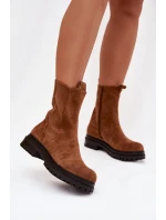 Dámské boty na zip Camel model 21758928 - Boto