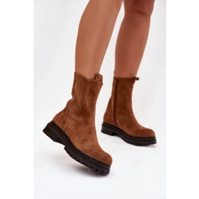 Dámské chelsea boty na zip Camel Julienne Dámské chelsea boty na zip Camel Julienne