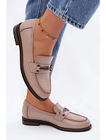 Dámské kožené  Béžové model 22100052 - VINCEZA