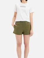 Dámský kraťasový set - QS6804E 0SR bílá/khaki - Calvin Klein