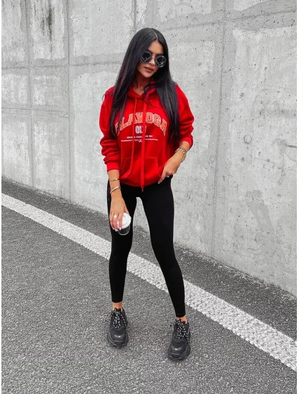 Dámská mikina 286148 červená - Ola Voga Dámská mikina 286148 červená - Ola Voga